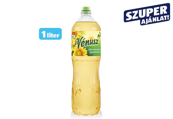 VÉNUSZ Napraforgó-étolaj, 1 l/flakon
