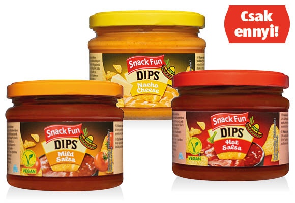 SNACK FUN Tortillaszósz, 300 g vagy 290 g/üveg