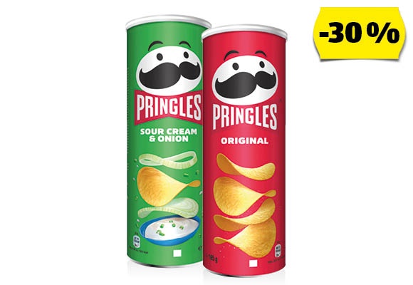 PRINGLES Burgonyasnack, 165 g/doboz