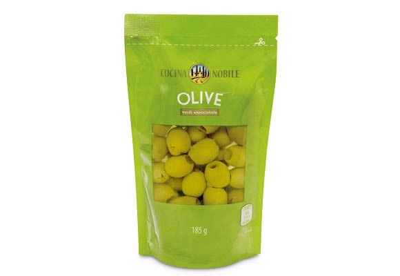 CUCINA NOBILE Zöld olívabogyó, 185 g (85 g)/csomag