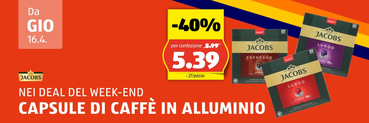 Weekend Deal da giovedì, 16.4.