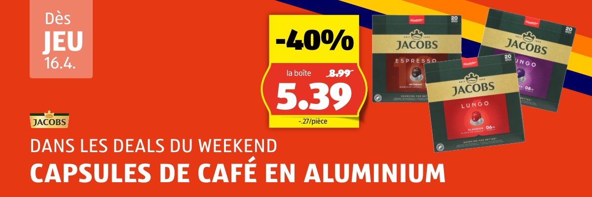 WeekendDeal dès jeudi, 16.4.