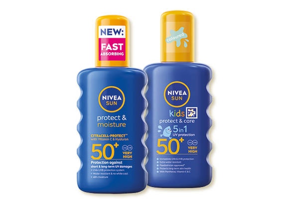 NIVEA SUN Napozóspray, 200 ml/flakon