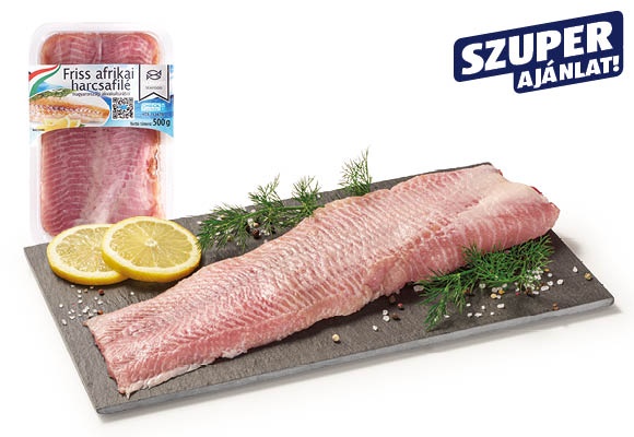 ALMARE SEAFOOD Friss afrikai harcsafilé, 500 g/tálca