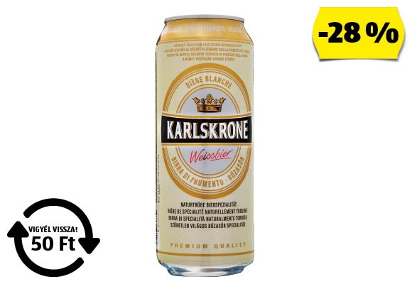 KARLSKRONE Búzasör, 0,5 l/doboz