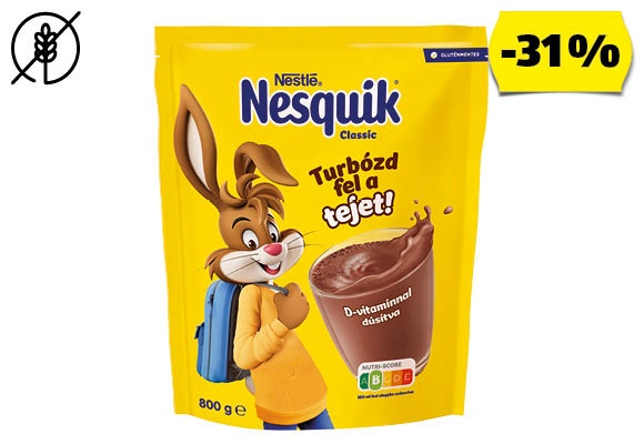 NESQUIK Kakaóitalpor, 800 g/csomag