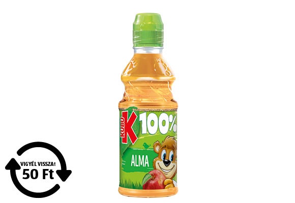 KUBU Gyümölcsital, 0,3 l/palack