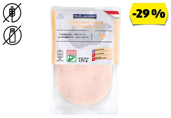 Csirkemellsonka, 150 g/csomag