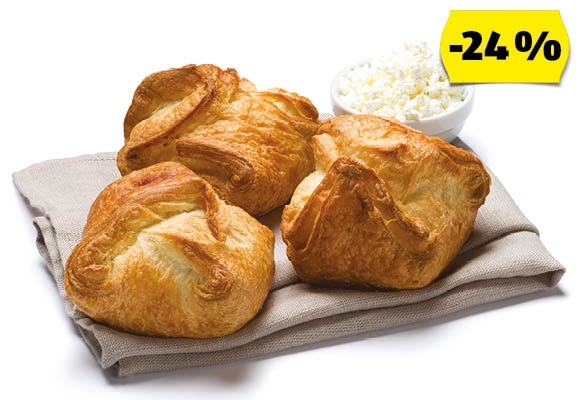 AZON MELEGÉBEN Túrós táska, 95 g/darab