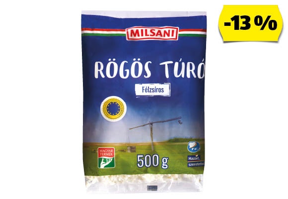 MILSANI Rögös túró, 500 g/csomag