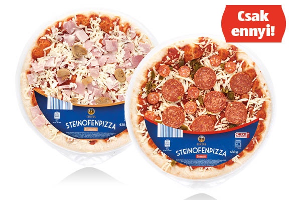 CUCINA Kövön sütött pizza, 430 g/darab