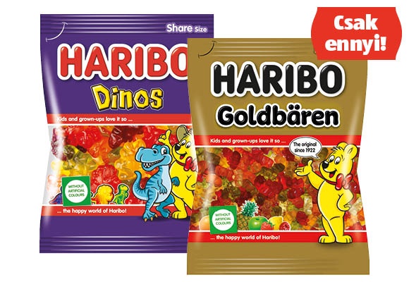 HARIBO Gumicukorka, 225 g/csomag