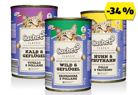CACHET Macskaeledel, 415 g/doboz