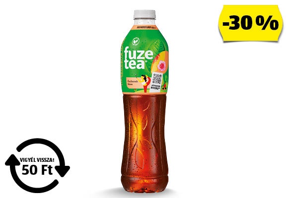 FUZETEA Ice Tea üdítőital, 1,5 l/palack 
