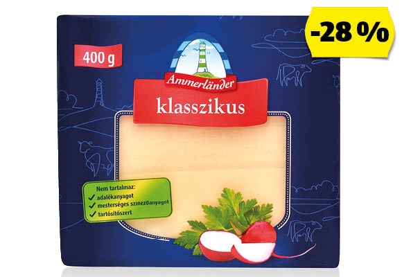 AMMERLÄNDER Klasszikus sajt, 400 g/csomag
