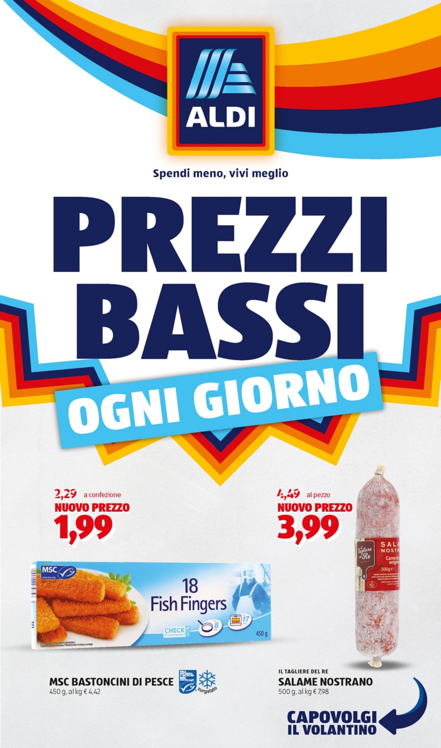 Scopri tutti i prodotti da lunedì 4 maggio