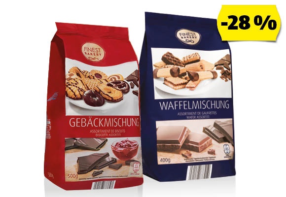 FINEST BAKERY Süteményválogatás, 500 g vagy 400 g/csomag