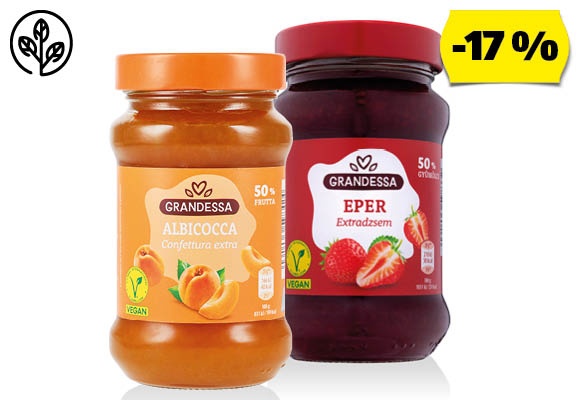 GRANDESSA Extradzsem, 450 g/üveg