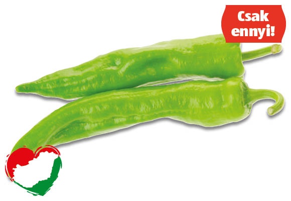 Hegyes, erős paprika, /darab