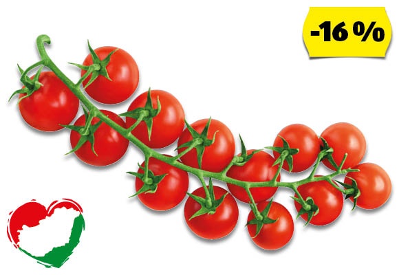 Cherry fürtös koktélparadicsom, 250 g/csomag