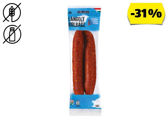 Lángolt kolbász, 300 g/csomag