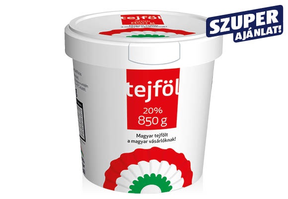 KOKÁRDÁS Vödrös tejföl, 850 g/vödör