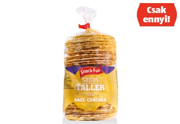 SNACK FUN Sajtos tallér, 150 g/csomag