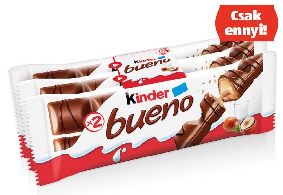 KINDER Bueno, 3 x 43 g/csomag