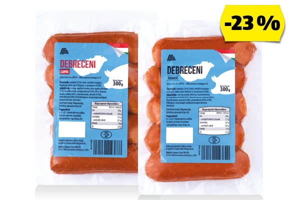 Debreceni, 300 g/csomag