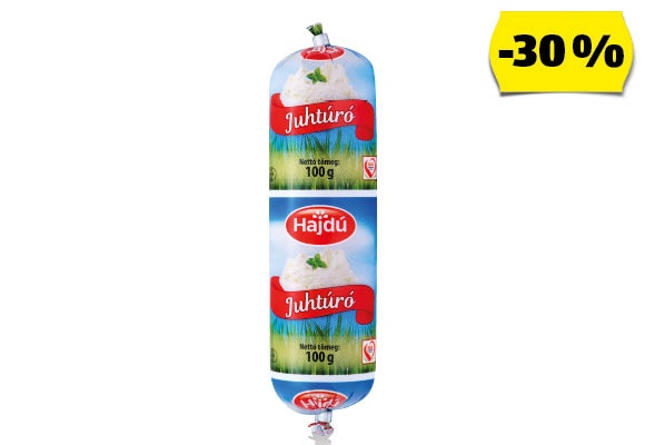 HAJDÚ Juhtúró, 100 g/darab