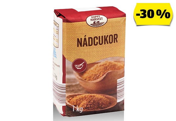 HAPPY HARVEST Nádcukor, 1 kg/csomag