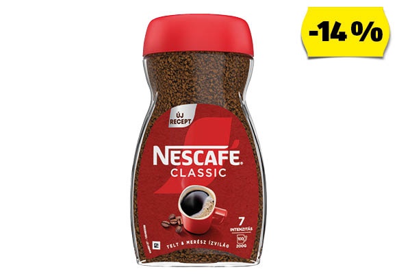 NESCAFÉ Instant kávé, 200 g/üveg
