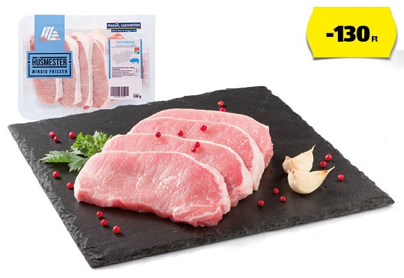 HÚSMESTER Friss sertéskaraj, 500 g/tálca