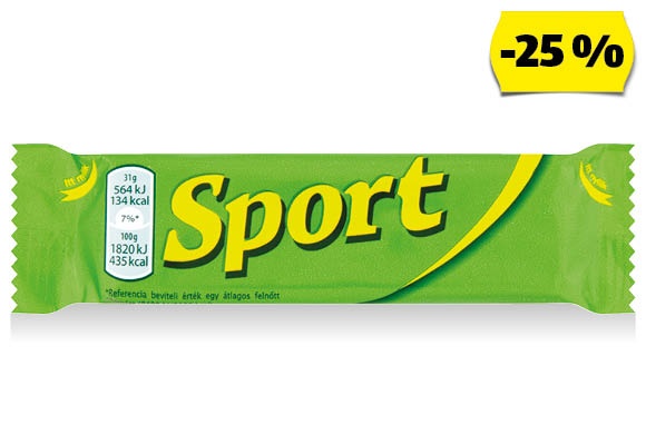MONDELEZ Sport szelet, 31 g/darab