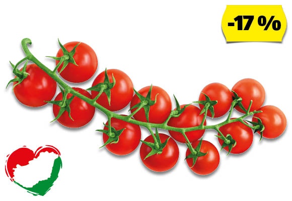 Fürtös koktélparadicsom, 500 g/csomag