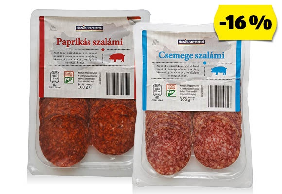 Nemespenészes szalámi, 100 g/csomag