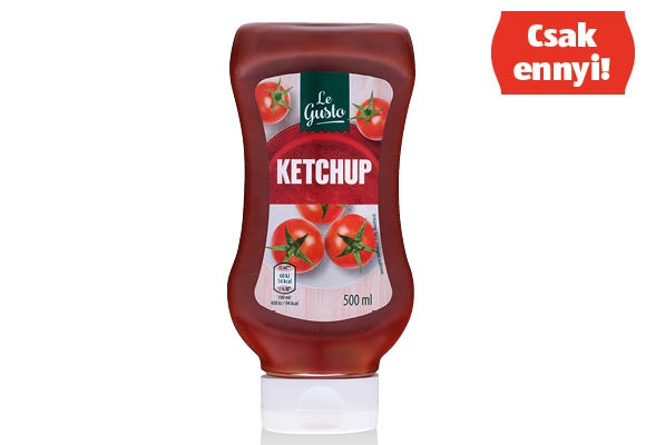 LE GUSTO Ketchup, 500 ml/flakon