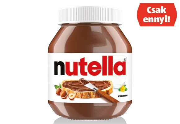 NUTELLA Mogyorókrém, 750 g/üveg