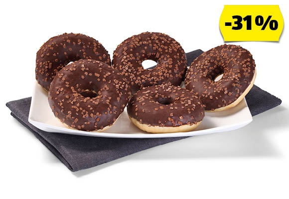 Tejcsokoládés fánk, 55 g/darab
