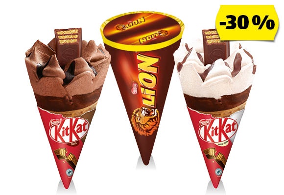 NESTLÉ Tölcséres jégkrém, 110 ml/darab