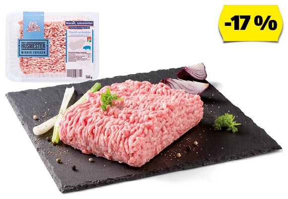 HÚSMESTER Friss darált sertéshús, 500 g/tálca