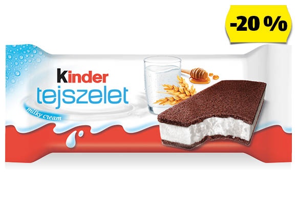 KINDER Tejszelet, 28 g/darab