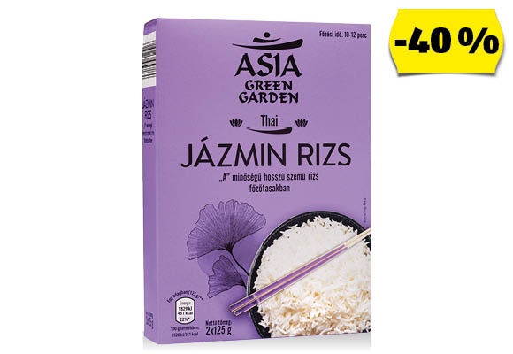 ASIA GREEN GARDEN Jázminrizs, 250 g/doboz