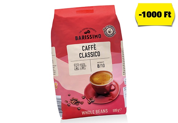 BARISSIMO Caffé Classico, 500 g/csomag 