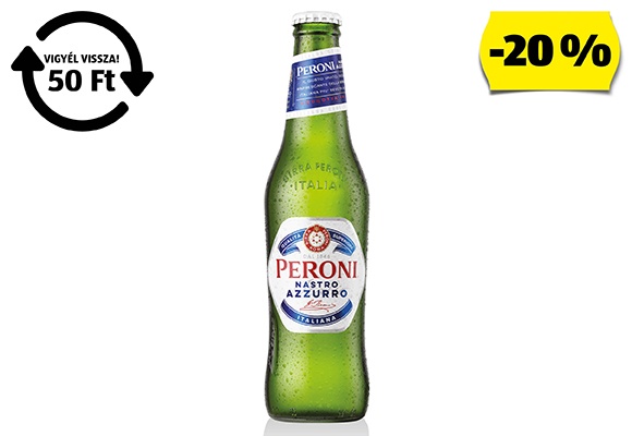 PERONI Nastro Azzurro, 0,33 l/üveg