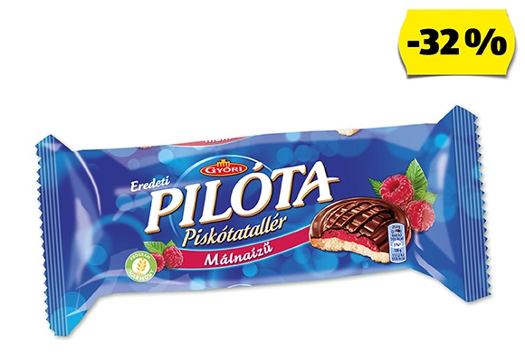 GYŐRI Pilóta piskótatallér, 147 g/csomag