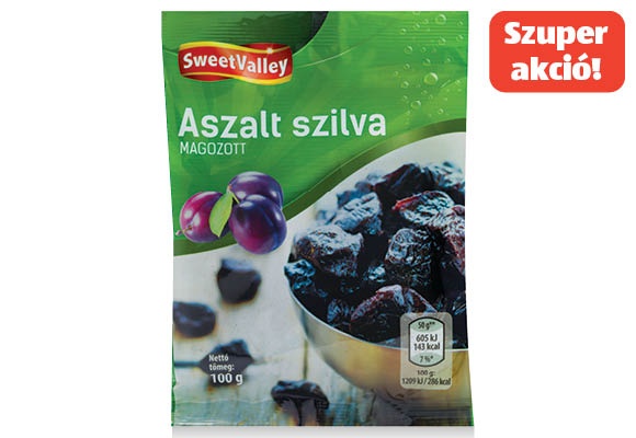 SWEET VALLEY Aszalt szilva, 100 g/csomag