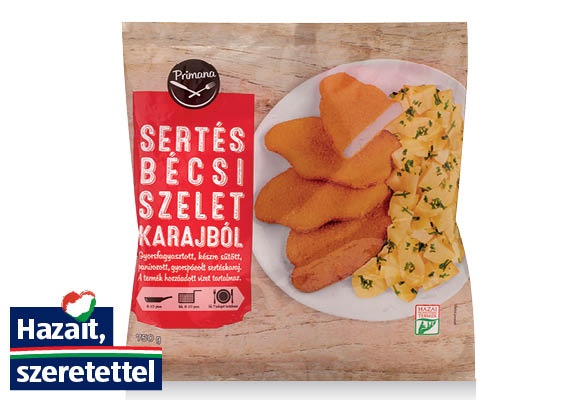 PRIMANA Bécsi szelet, 750 g/csomag