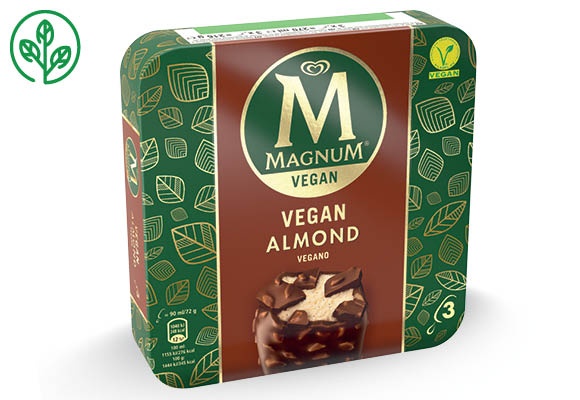 MAGNUM Vegán jégkrém, 3 x 90 ml/doboz