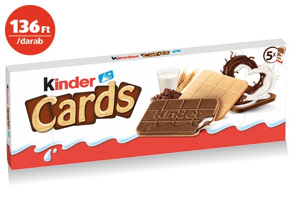 KINDER Cards, 128 g/doboz